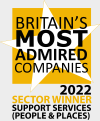 Britain’s Most Admired Companies Awards winner - Support Services (People & Places)