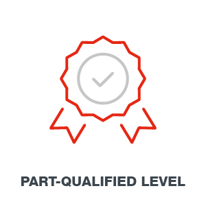 Part-qualified level
