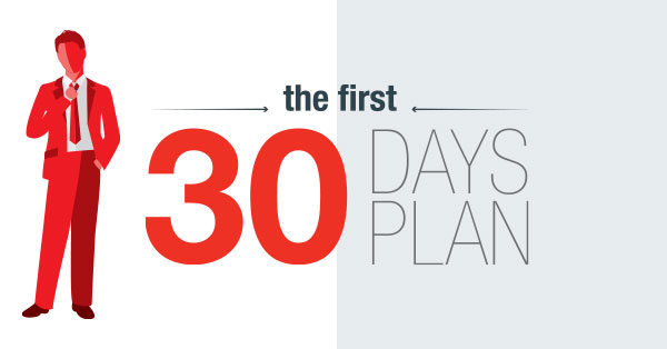 first 30 days in a new job presentation template