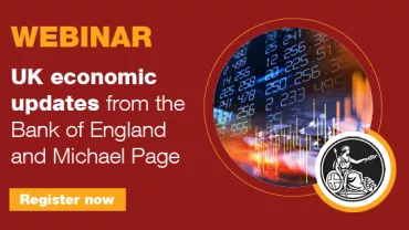 UK economic updates from the Bank of England and Michael Page